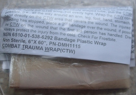 Kit militar anti-trauma Trauma Wrap Combat (CTW) 